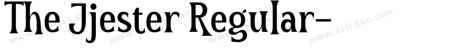 The Jjester Regular字体转换